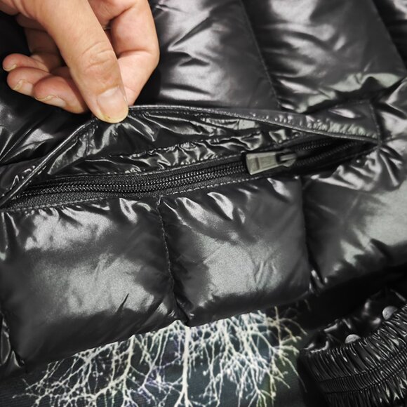 Moncler Black Hooded Down Jacket - Picture 10 of 10